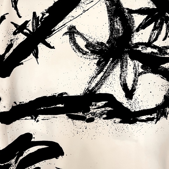 Babaton Black + White Paint Printed Duster - Picture 4 of 4